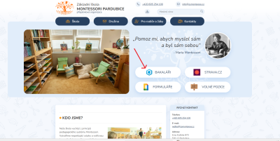 Proklik z webových stránek